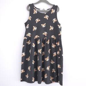 H&M Sleeveless Animal Print Cotton Dress size 8-10Y